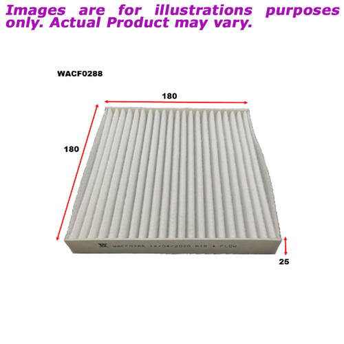 New WESFIL Cabin Filter For Ssangyong Tivoli 1.6L TD WACF0288