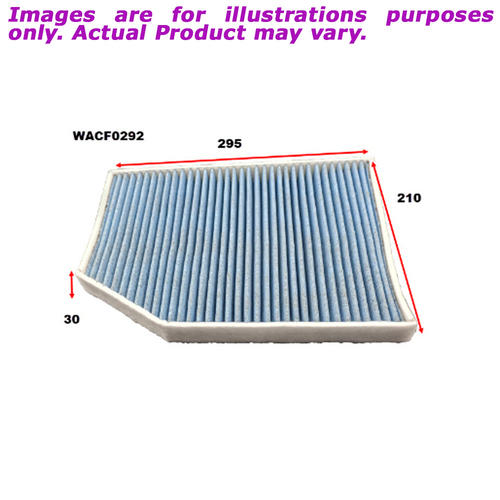 New WESFIL Cabin Filter For BMW X3 3.0L TDi WACF0292