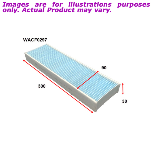 New WESFIL Cabin Filter For Porsche Cayman 3.8L WACF0297