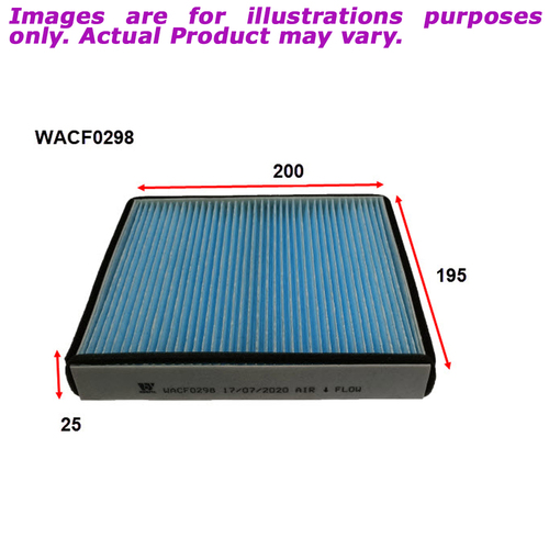New WESFIL Cabin Filter For MG MG3 1.5L WACF0298