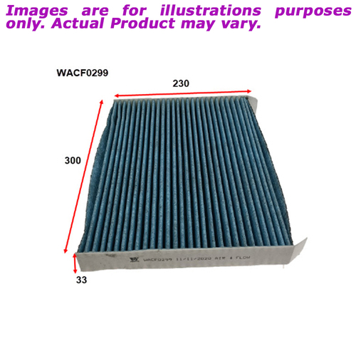 New WESFIL Cabin Filter For Ssangyong Rexton 2.0L WACF0299