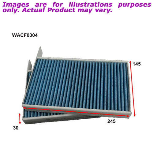 New WESFIL Cabin Filter For Tesla Model 3 0.0L WACF0304