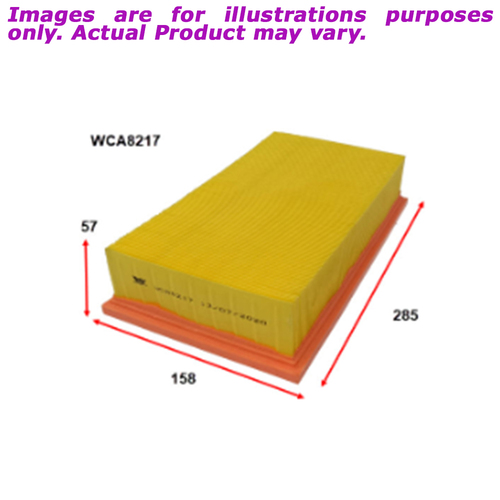 New WESFIL Air Filter For Saab 9-3 2.0L T WCA8217