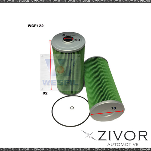 COOPER FUEL Filter For Hino 700 - FS1E 12.9L TD 2008-on -WCF122* By Zivor*