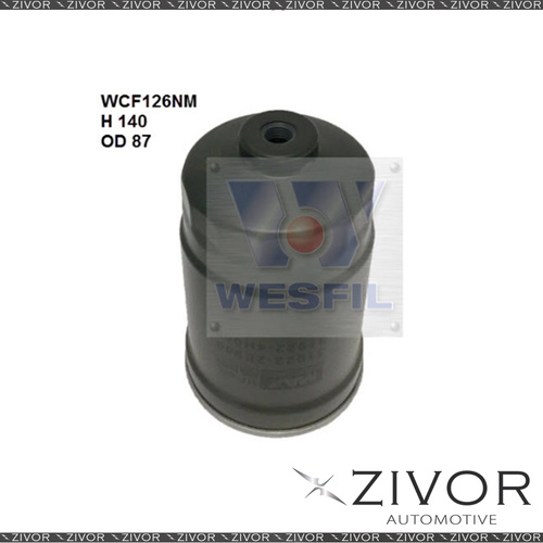 NIPPON MAX FUEL Filter For Hyundai Accent 1.6L TDi 01/12-on -WCF126NM* By Zivor*