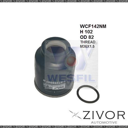 NIPPON MAX FUEL Filter For Holden Rodeo 3.0L TD 01/07-06/08 -WCF142NM* By Zivor*