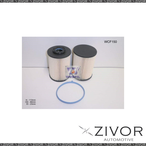 COOPER FUEL Filter For Volvo S80 2.4L D5 01/07-08/10 -WCF150* By Zivor*