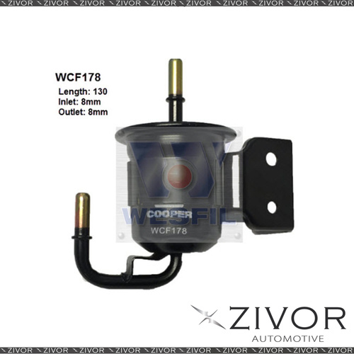 COOPER FUEL Filter For Toyota Landcruiser Prado 3.0L TD 11/09-06/15 -WCF178