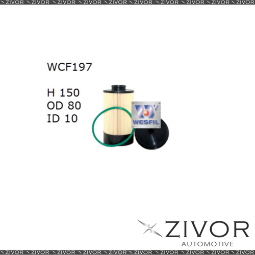 COOPER FUEL Filter For Iveco Daily 2.3L TD 06/12-04/15 -WCF197* By Zivor*