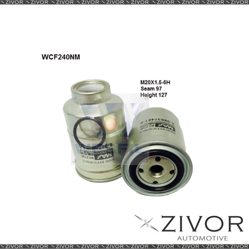 New NIPPON MAX FUEL Filter For Isuzu D-Max 3.0L TD 06/12-on -WCF240NM