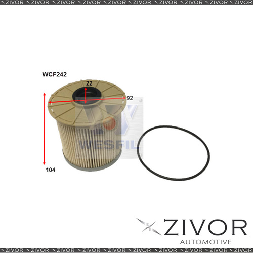 COOPER FUEL Filter For Nissan UD PKC8E 7.0L TD 2011-on -WCF242* By Zivor*