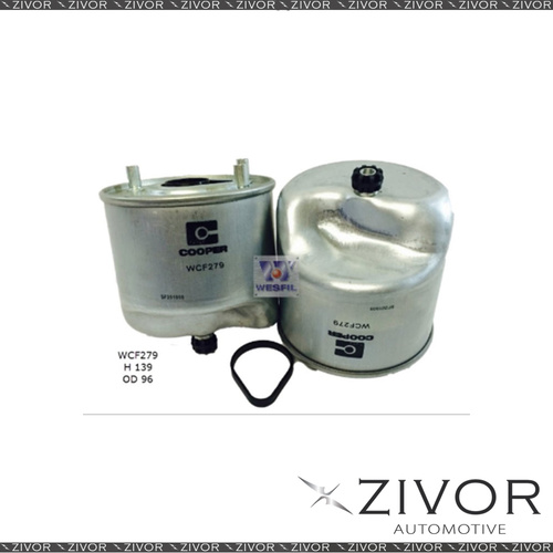 COOPER FUEL Filter For Volvo V40 1.6L D2 02/13-08/15 -WCF279* By Zivor*