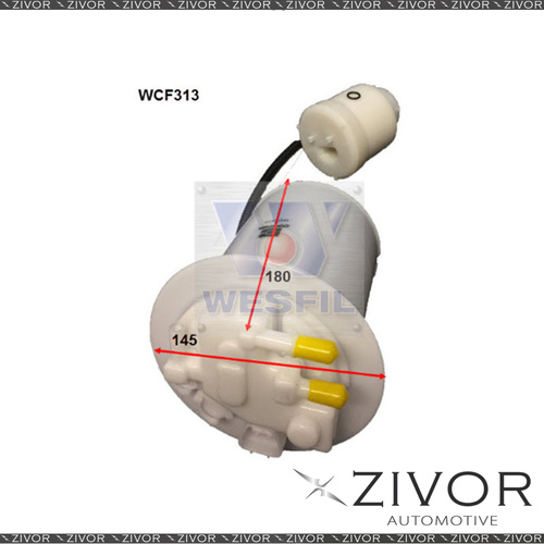 COOPER FUEL Filter For Toyota Corolla 1.8L 10/12-08/18 -WCF313* By Zivor*