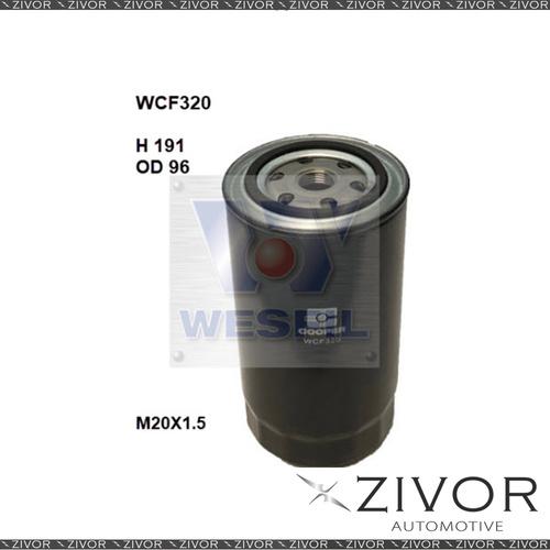 COOPER FUEL Filter For Iveco Eurocargo 5.9L TD 2002 on *By Zivor* #WCF320