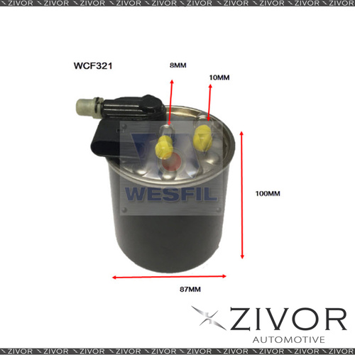 COOPER FUEL Filter For Mercedes Benz Viano 3.0L V6 CDi 02/11-on -WCF321
