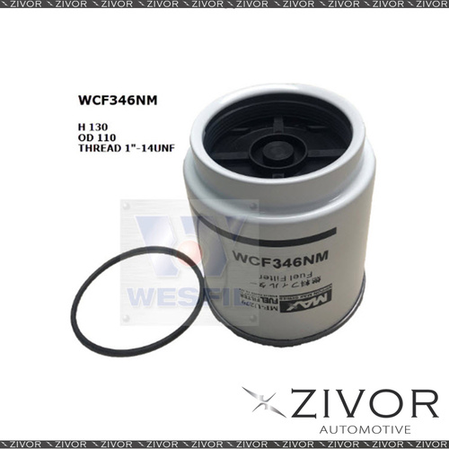NIPPON MAX FUEL Filter For Nissan UD CW26380 10.8L TD 2013-on -WCF346NM