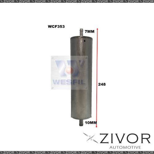 COOPER FUEL Filter For Audi Q5 2.0L TDi 03/09-09/10 -WCF353* By Zivor*