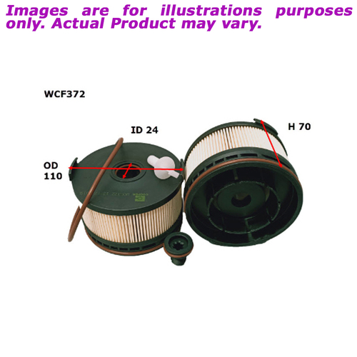New COOPER Diesel Fuel Filter For Mercedes Benz S400d 3.0L V6 CRD WCF372
