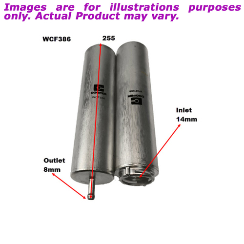 New COOPER Diesel Fuel Filter For BMW 730D 3.0L WCF386