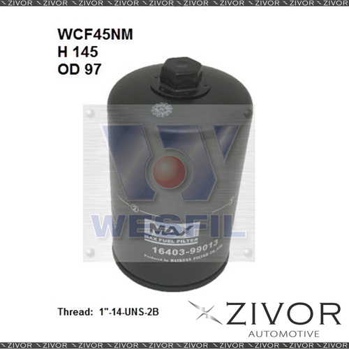 New NIPPON MAX FUEL Filter For Nissan UD MK265 6.9L TD 2003-2009 -WCF45NM