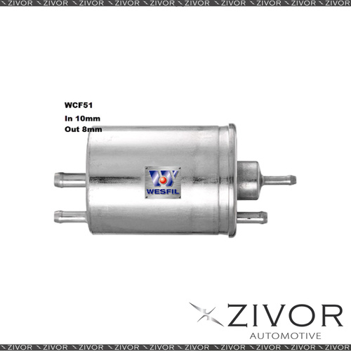New COOPER FUEL Filter For Mercedes Benz CL500 5.0L V8 03/00-03/07 -WCF51