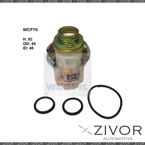 COOPER FUEL Filter For Subaru Liberty 2.0L 10/98-08/03 -WCF79* By Zivor*