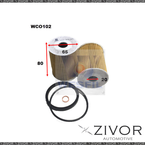 New COOPER Oil Filter For Holden Captiva 2.0L TD 05/07-01/11 - WCO102