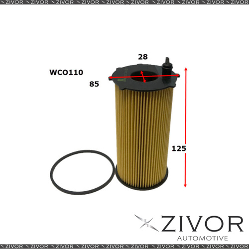 COOPER Oil Filter For Dodge& Dodge USA Nitro 2.8L CRD 06/07-06/10 - WCO110