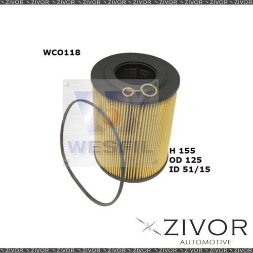 COOPER Oil Filter For Nissan UD GWB4D 13.0L TD 2008-on - WCO118  *By Zivor*