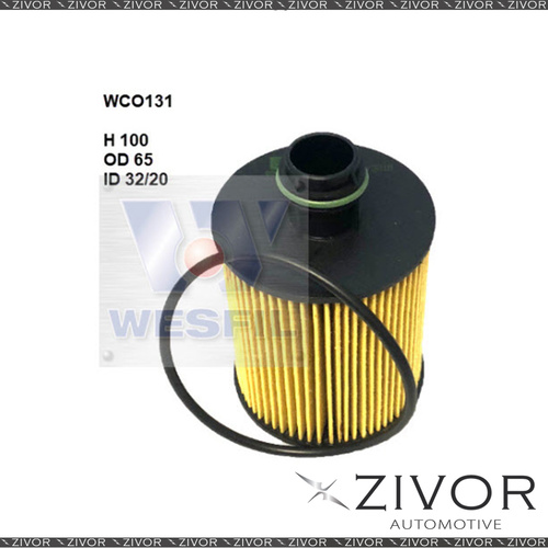 COOPER Oil Filter For Fiat Punto 1.9L JTD 07/06-01/09 - WCO131  *By Zivor*