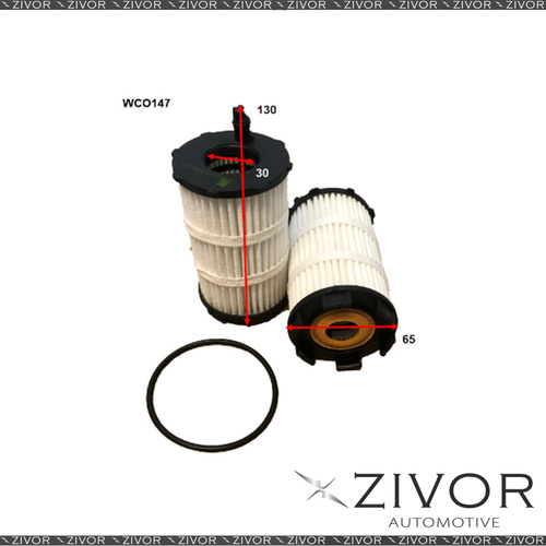 COOPER Oil Filter For Audi R8 4.2L V8 FSiQ 10/07-on - WCO147  *By Zivor*