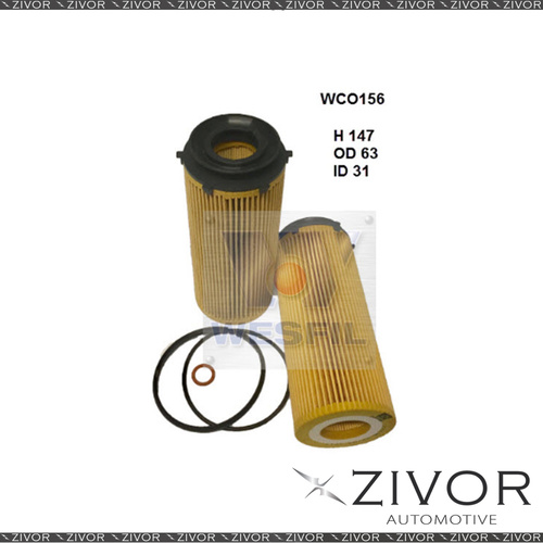 COOPER Oil Filter For BMW 535D 3.0L 10/10-01/13 - WCO156  *By Zivor*