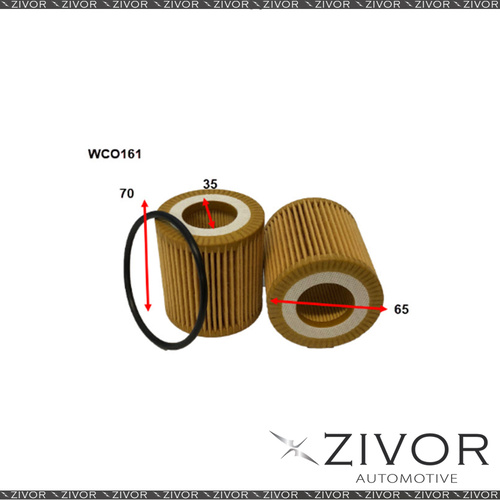 COOPER Oil Filter For Ford Everest 3.2L TD 07/15-on - WCO161  *By Zivor*
