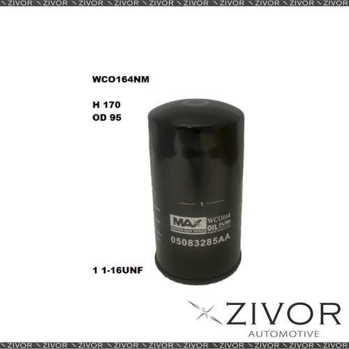 NIPPON MAX Oil Filter For Dodge& Dodge USA Ram Pickup 6.7L 2007-on - WCO164NM
