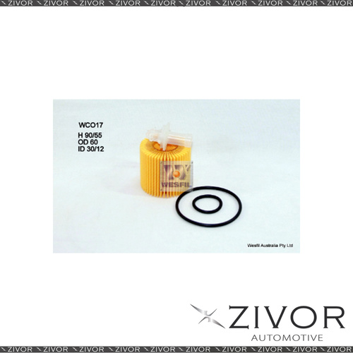 COOPER Oil Filter For Toyota Corolla 1.8L 01/09-01/14 - WCO17  *By Zivor*