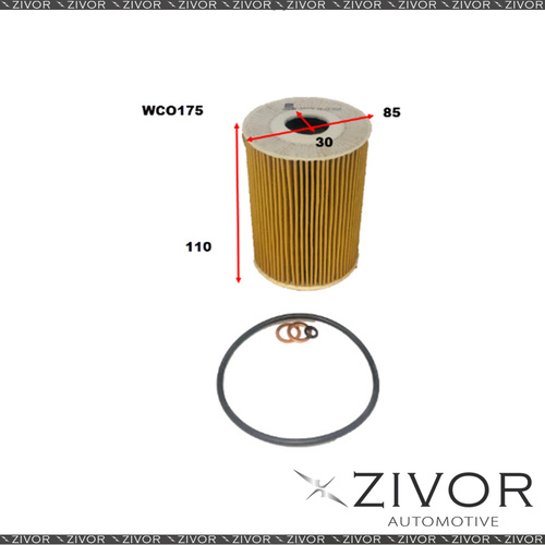 COOPER Oil Filter For BMW M3 4.0L V8 07/08-on - WCO175  *By Zivor*