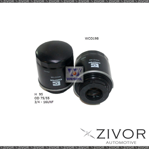 COOPER Oil Filter For Skoda Rapid 1.2L TSi 05/14-06/15 - WCO198  *By Zivor*