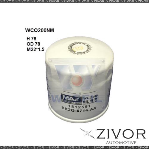 NIPPON MAX Oil Filter For Ford Transit 2.2L TD 09/14-on - WCO200NM  *By Zivor*