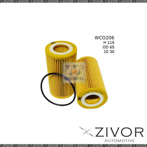 COOPER Oil Filter For Landrover Range Rover 4.4L TDV8 2011-01/13 - WCO206