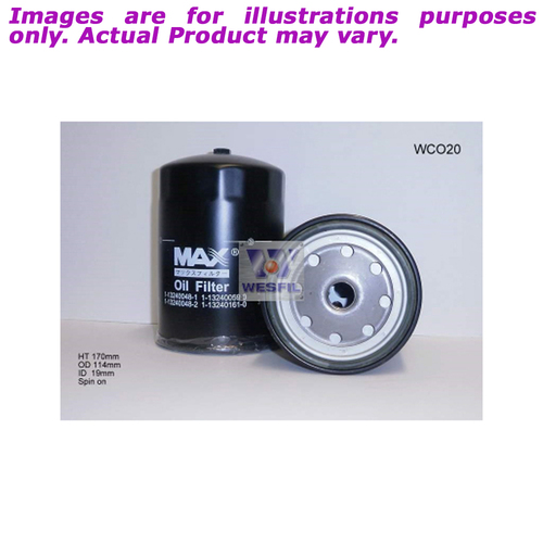 New NIPPON MAX Oil Filter For Isuzu FVR12 6.5L TD WCO20NM
