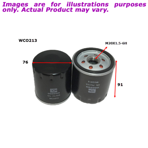 New COOPER Oil Filter For Ford Kuga 2.0L TDCi WCO213NM