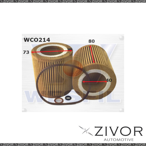 COOPER Oil Filter For BMW M2 3.0L 02/16-on - WCO214  *By Zivor*