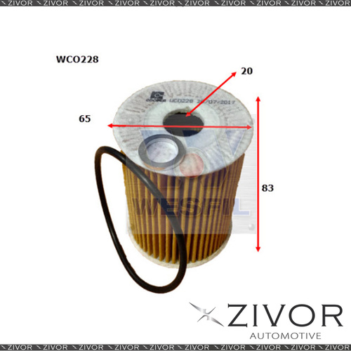 New COOPER Oil Filter For Hyundai Genesis 3.8L 11/14-on - WCO228