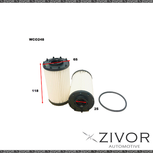 COOPER Oil Filter For Porsche Panamera 2.9L V6 02/17-on - WCO248  *By Zivor*