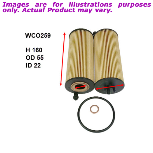 New COOPER Oil Filter For BMW X3 3.0L WCO259