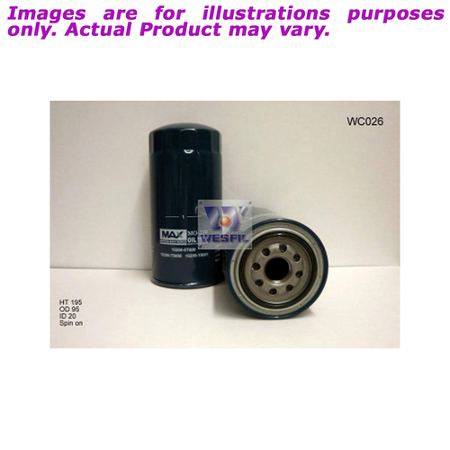 New NIPPON MAX Oil Filter For Nissan UD MK150 4.6L TD WCO26NM