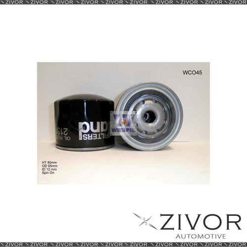 COOPER Oil Filter For Volvo 360 2.0L 1982-1989 - WCO45  *By Zivor*