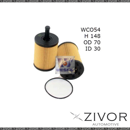 COOPER Oil Filter For Volkswagen Transporter 1.9L TDi 08/04-02/10 - WCO54