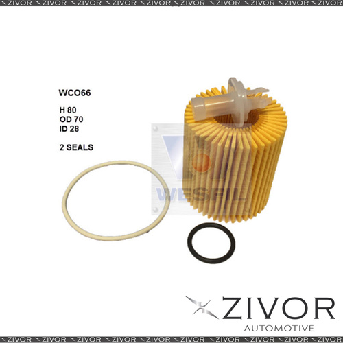 COOPER Oil Filter For Lexus IS250 2.5L V6 11/05-06/13 - WCO66  *By Zivor*