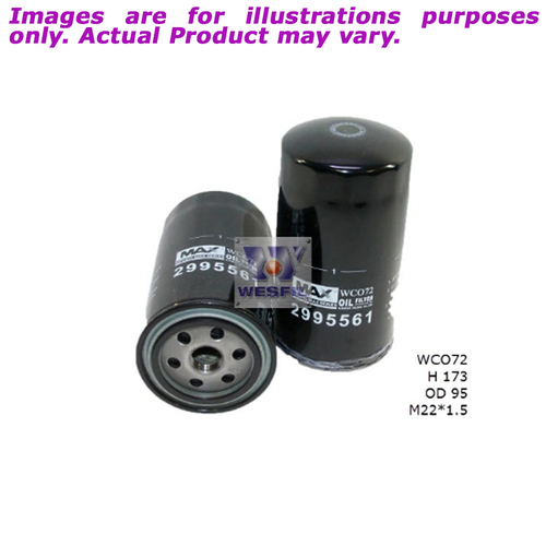 New NIPPON MAX Oil Filter For Iveco Daily 3.0L TD WCO72NM